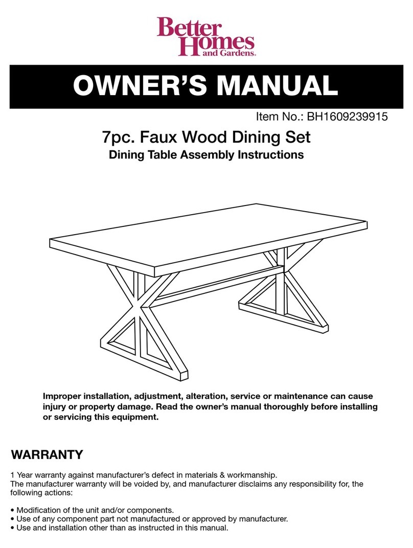 Better Homes and Gardens BH1609239915 User manual Better Homes and Gardens BH1609239915 User manual