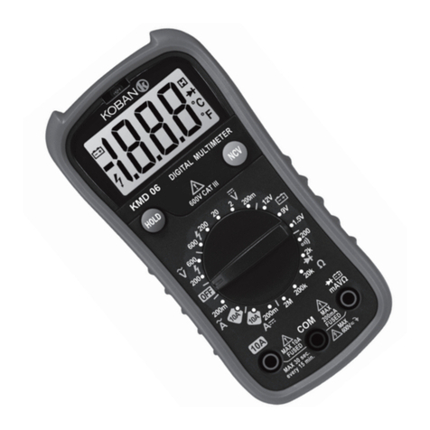 GRUPO temper koban KMD 06 instruction manual