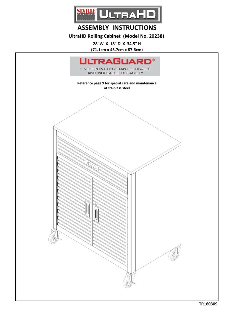 Seville Classics UltraHD UltraGuard 20238 Assembly instructions Seville Classics UltraHD UltraGuard 20238 Assembly instructions