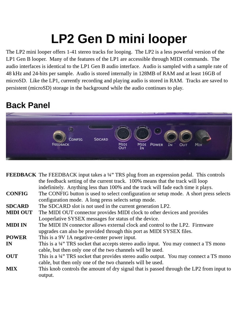 Looperlative LP2 Gen D manual