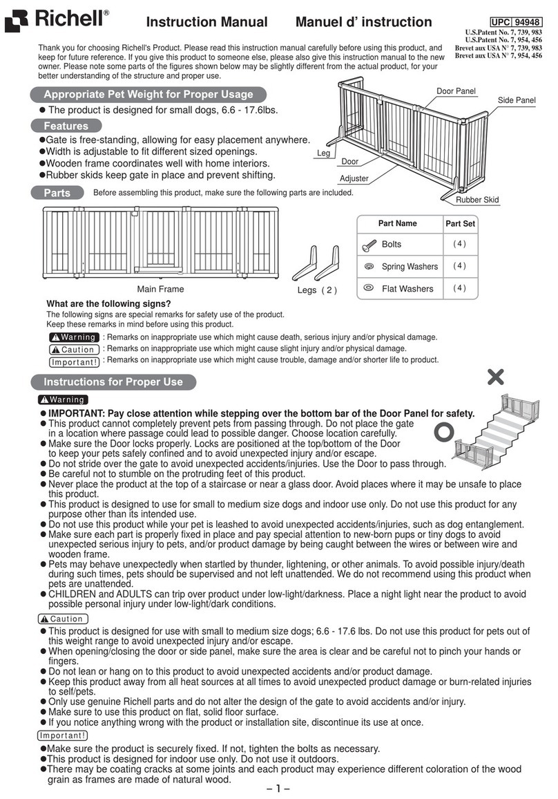 Richell 94948 User manual