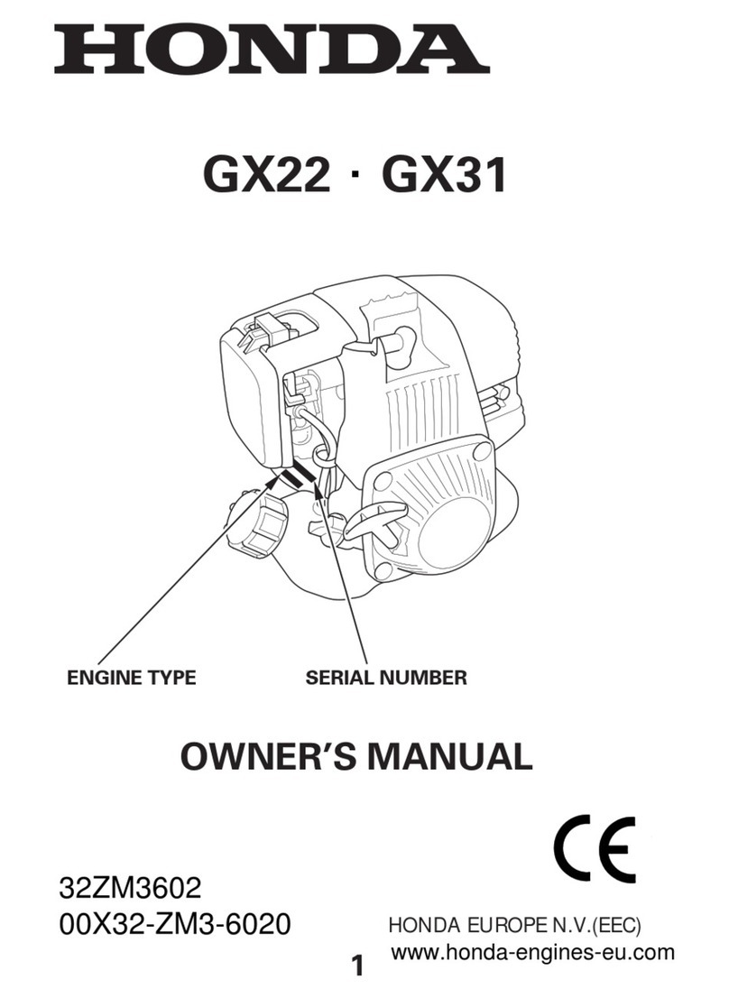 Honda GX31 owner's manual