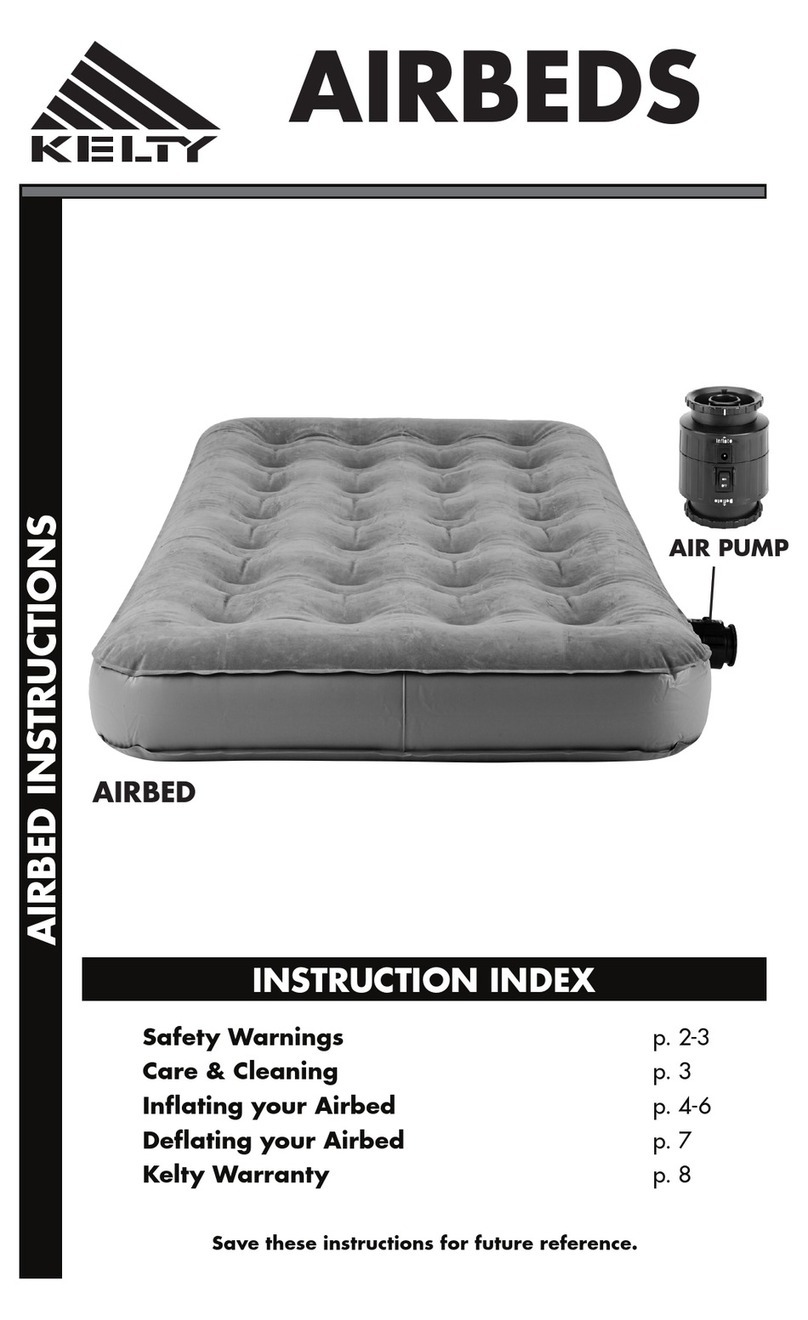 Kelty AIRBED instructions