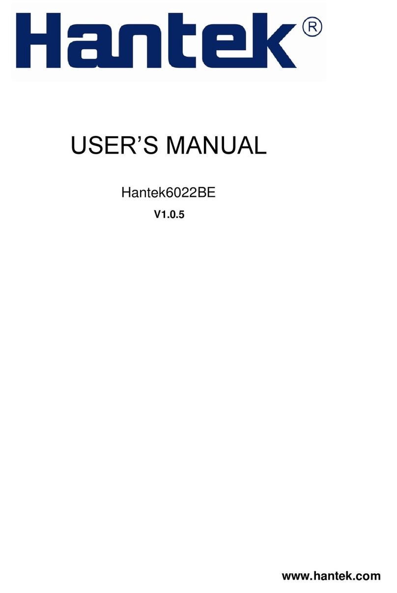 Hantek 6022BE User manual