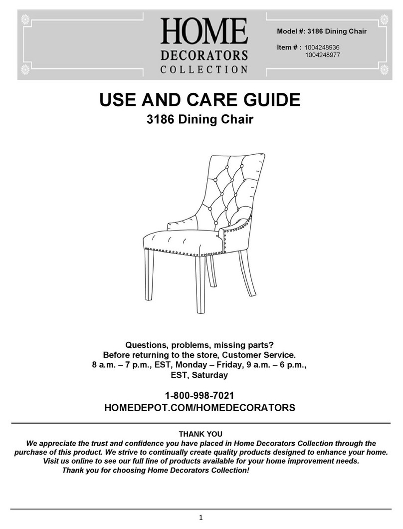 Home Decorators Collection Bardell 3186 Use and care guide Home Decorators Collection Bardell 3186 Use and care guide