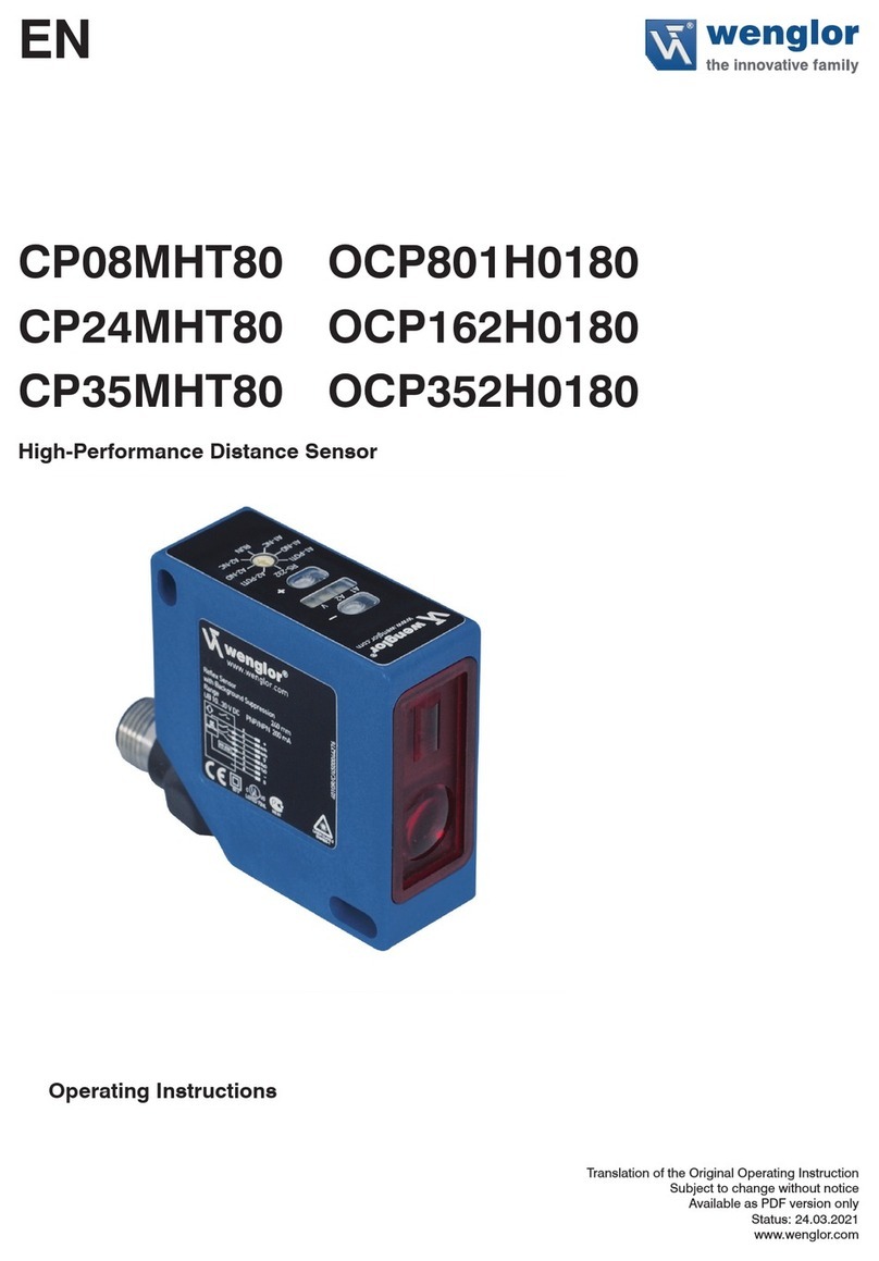 Wenglor CP08MHT80 operating instructions
