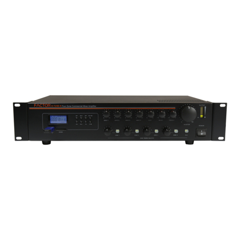 Factor Electronics X-7240-4 owner's manual