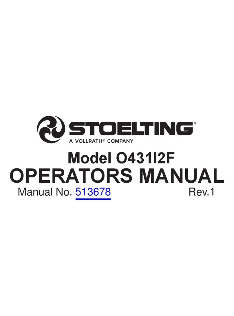 Vollrath Stoelting O431I2F User manual