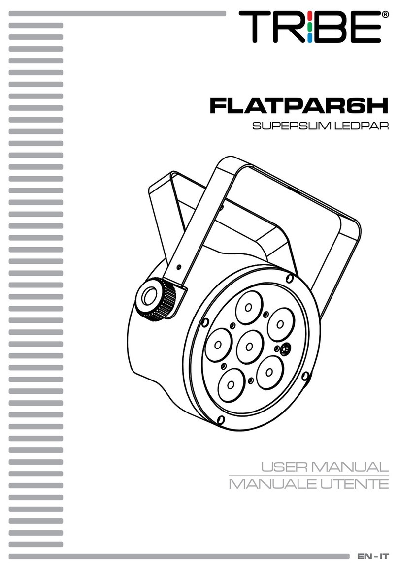 Tribe FLATPAR6H User manual Tribe FLATPAR6H User manual