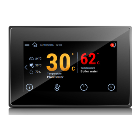 Carel pGD Touch Series quick start guide