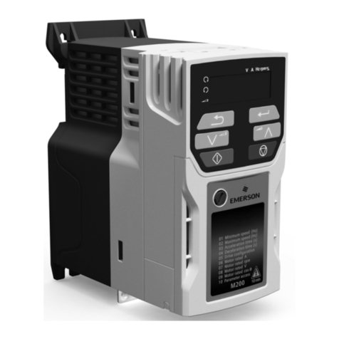 Emerson Unidrive M200-01100017 quick start guide