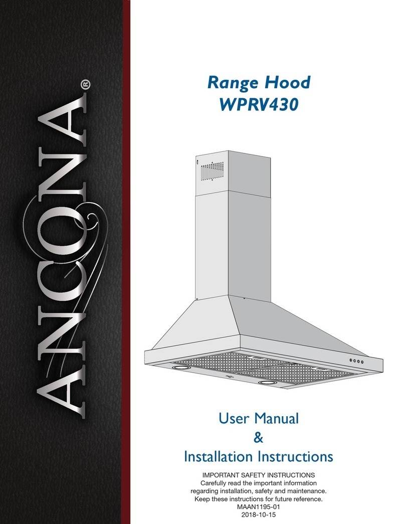 Ancona WPRV430 Manual