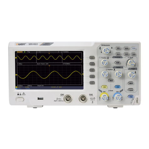 Owon SDS1000 User manual