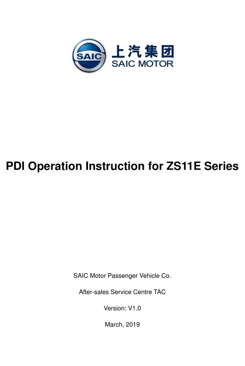 SAIC MOTOR ZS11E Series Technical manual