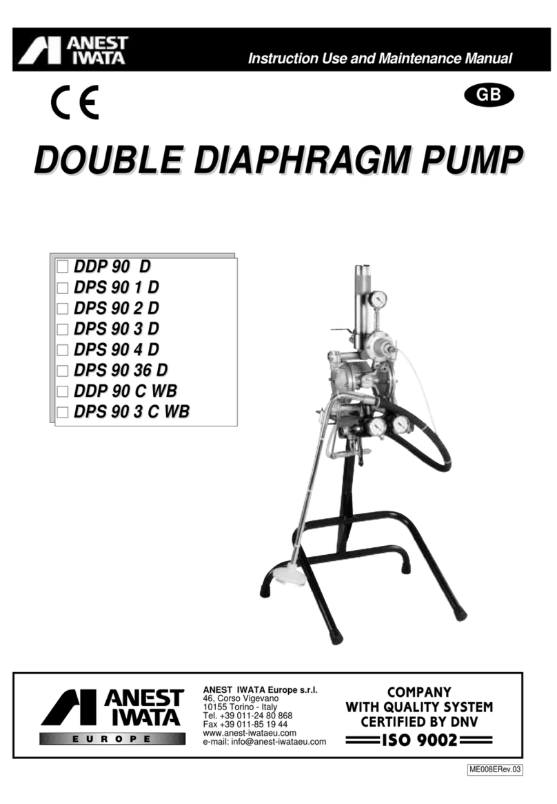 Anest Iwata DDP 90 D Specification sheet