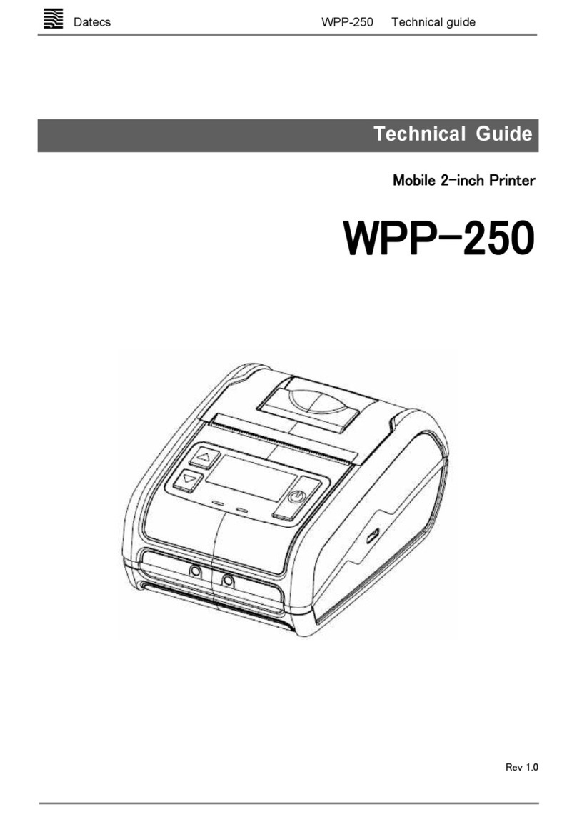 Datecs WPP-250 Technical guide