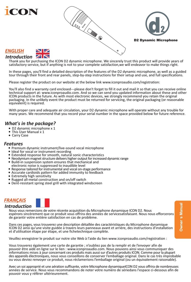 ICON Platform D2 owner's manual