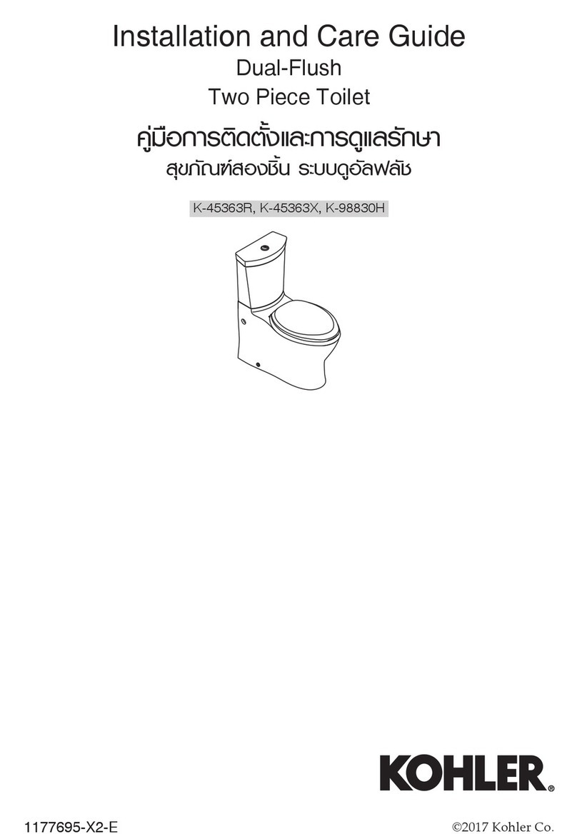 Kohler K-45363R Installation and care guide