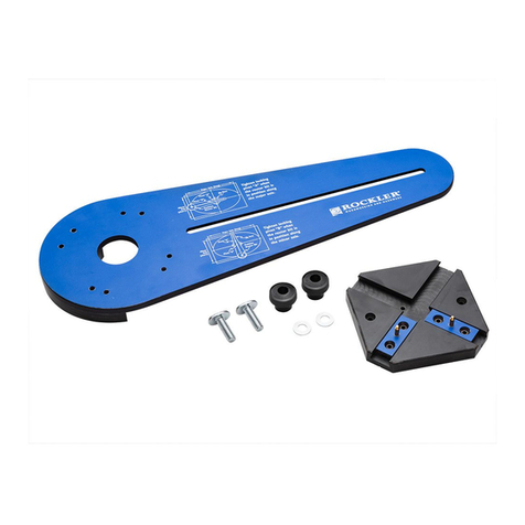 Rockler Ellipse/Circle Jig instructions
