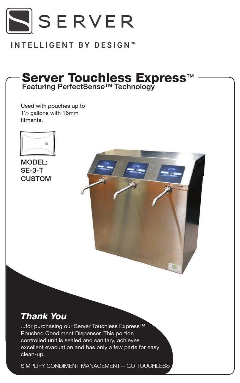 Server Touchless Express SE-3-T User manual