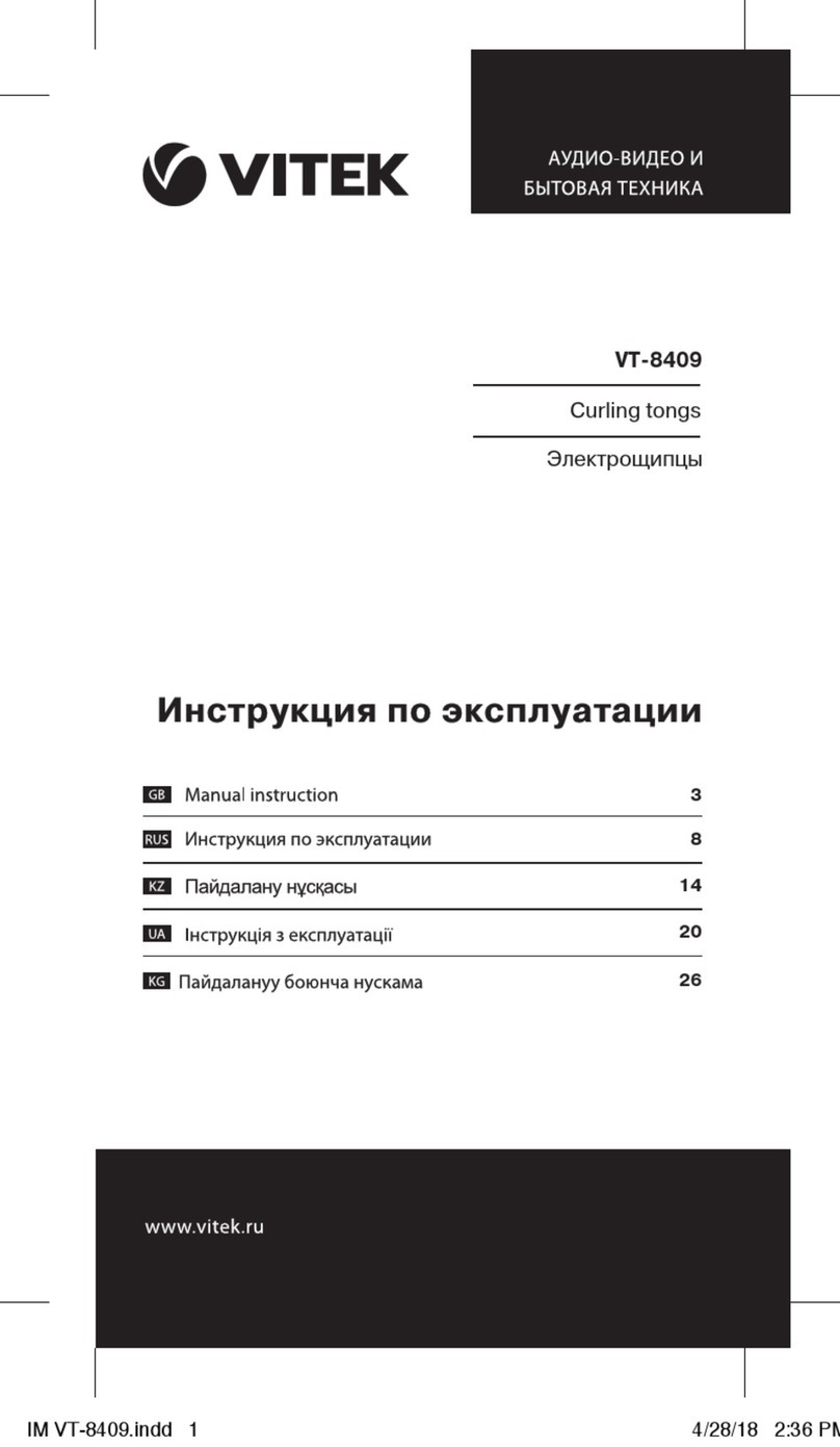 Vitek VT-8409 Manual instruction