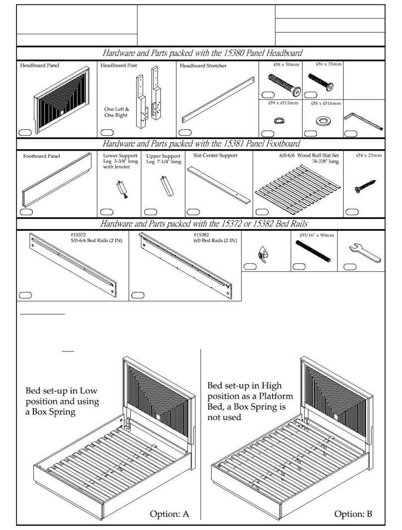 Riverside Furniture 15380 Assembly instructions Riverside Furniture 15380 Assembly instructions