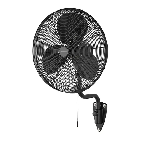 HAMPTON BAY OSCW-24M BK Use and care guide
