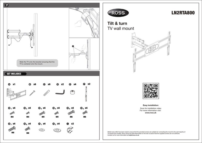 Ross Tilt & turn LN2RTA800 manual Ross Tilt & turn LN2RTA800 manual
