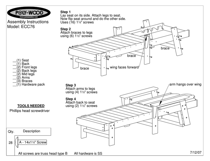 Polywood ECC76 User manual