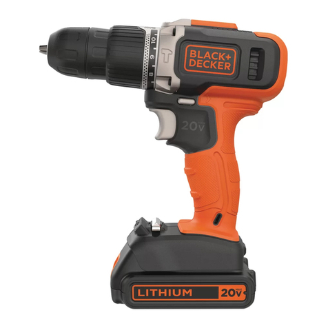 Black & Decker BCD704A User manual