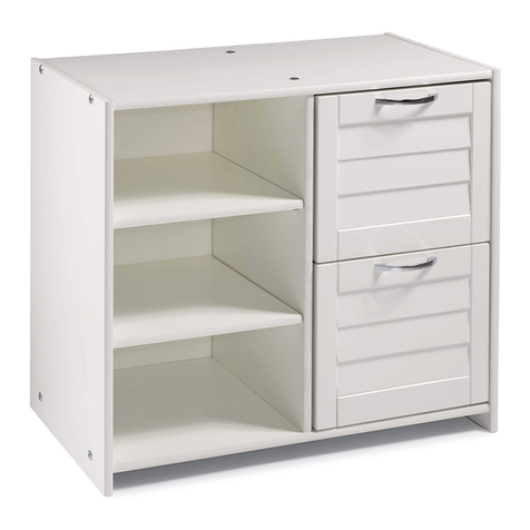 Furniture of America CM-BK967C-2D Assembly instructions