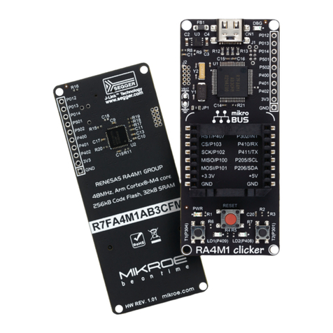 Mikroe RA4M1 CLICKER quick start guide