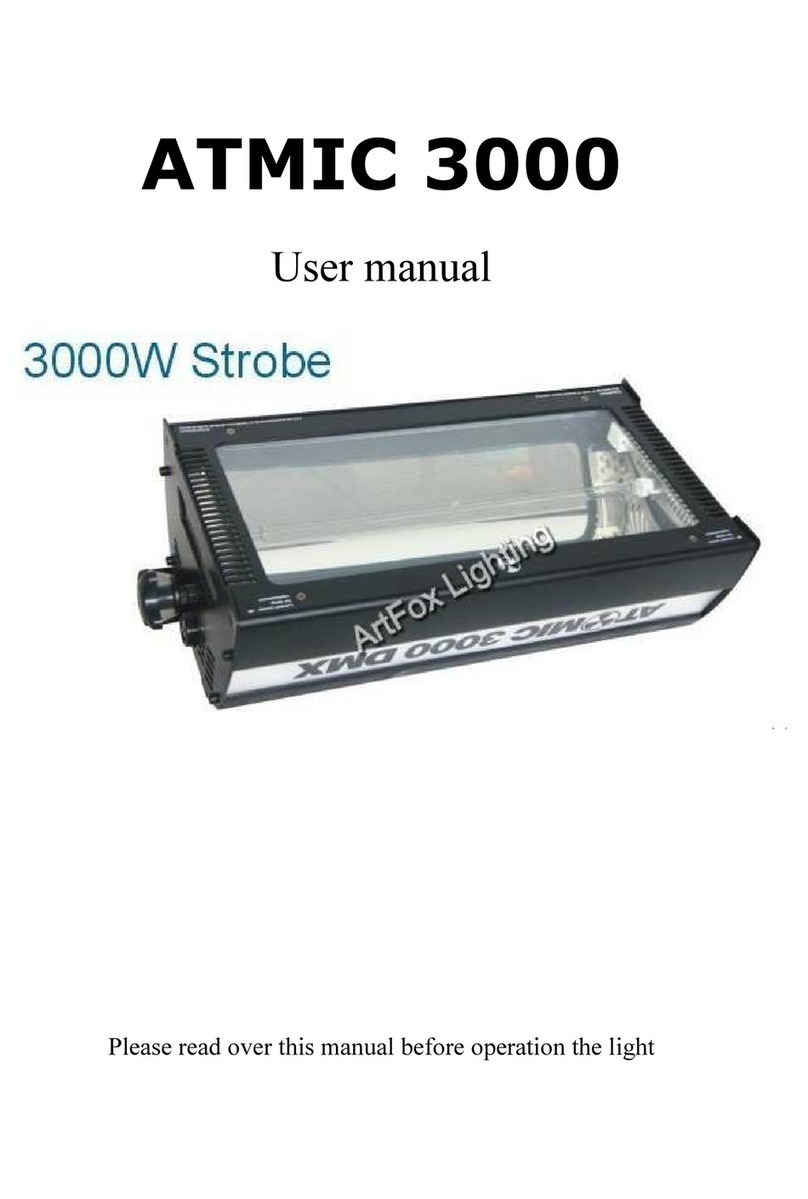 ArtFox ATMIC 3000 user manual