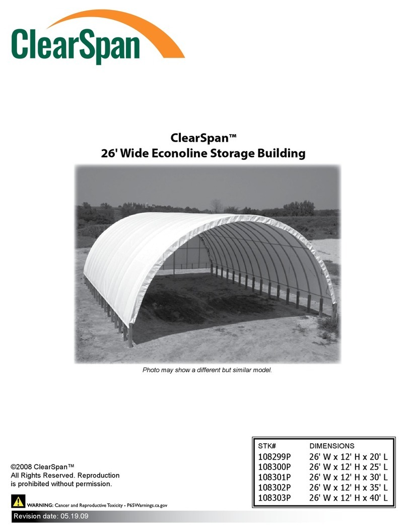 ClearSpan 108299P manual