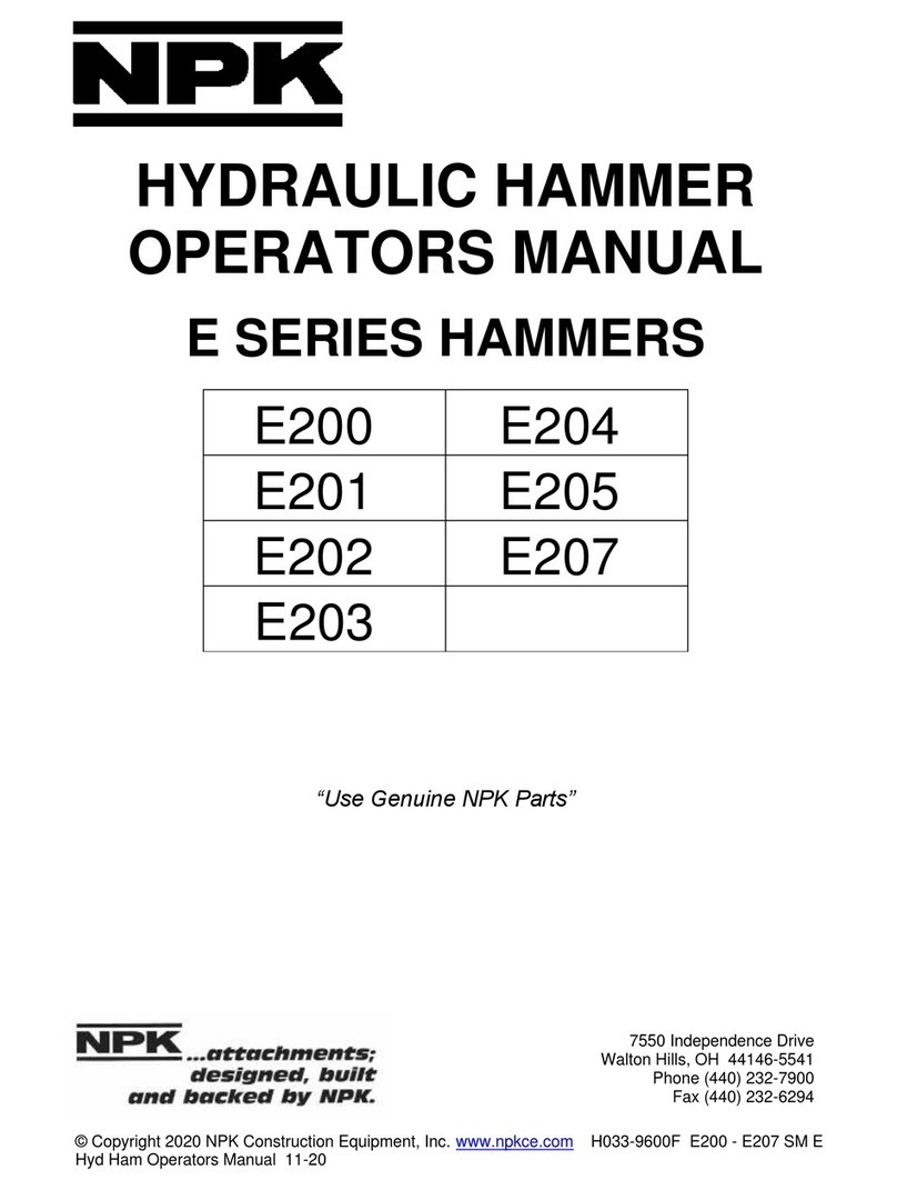 NPK E Series User manual