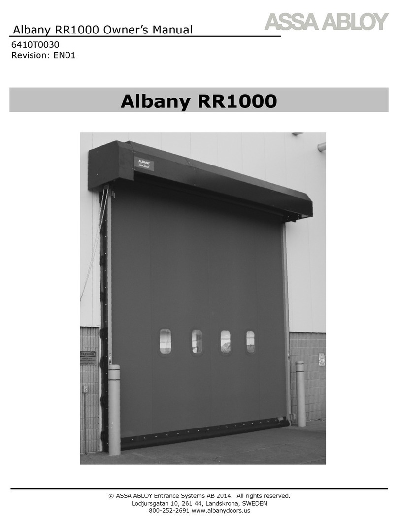 Assa Abloy Albany RR1000 owner's manual