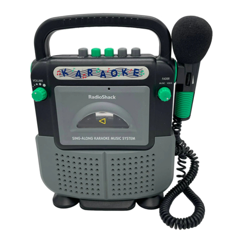 Radio Shack SING-A-LONG owner's manual