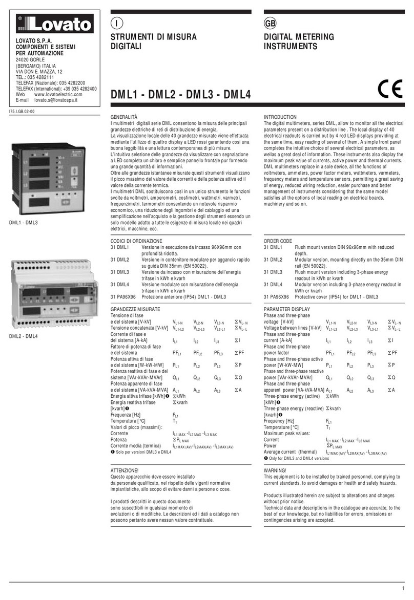 Lovato DML1 manual