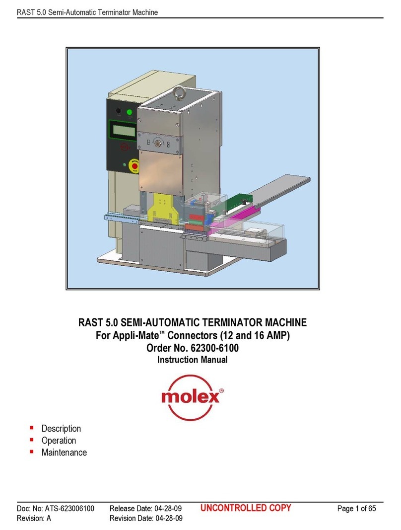 molex RAST 5.0 instruction manual
