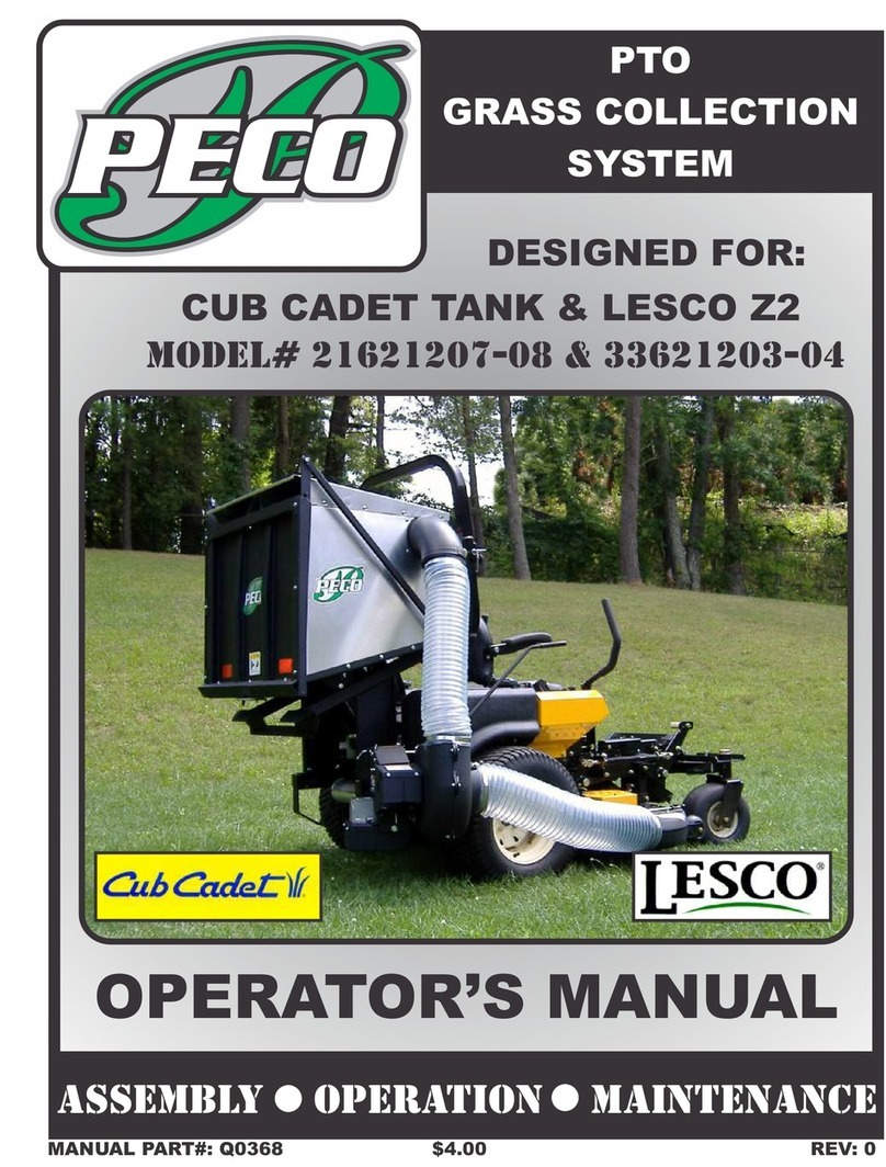 Peco 21621207-08 Operator's manual