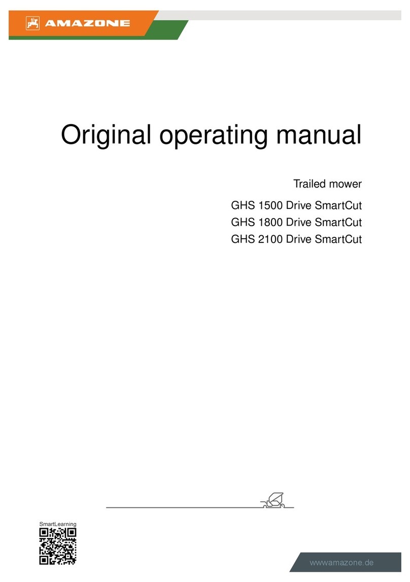 Amazone GHS 1500 Drive SmartCut Original operating manual