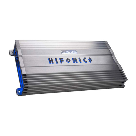 Hifonics BG-1000.4 Instruction Manual
