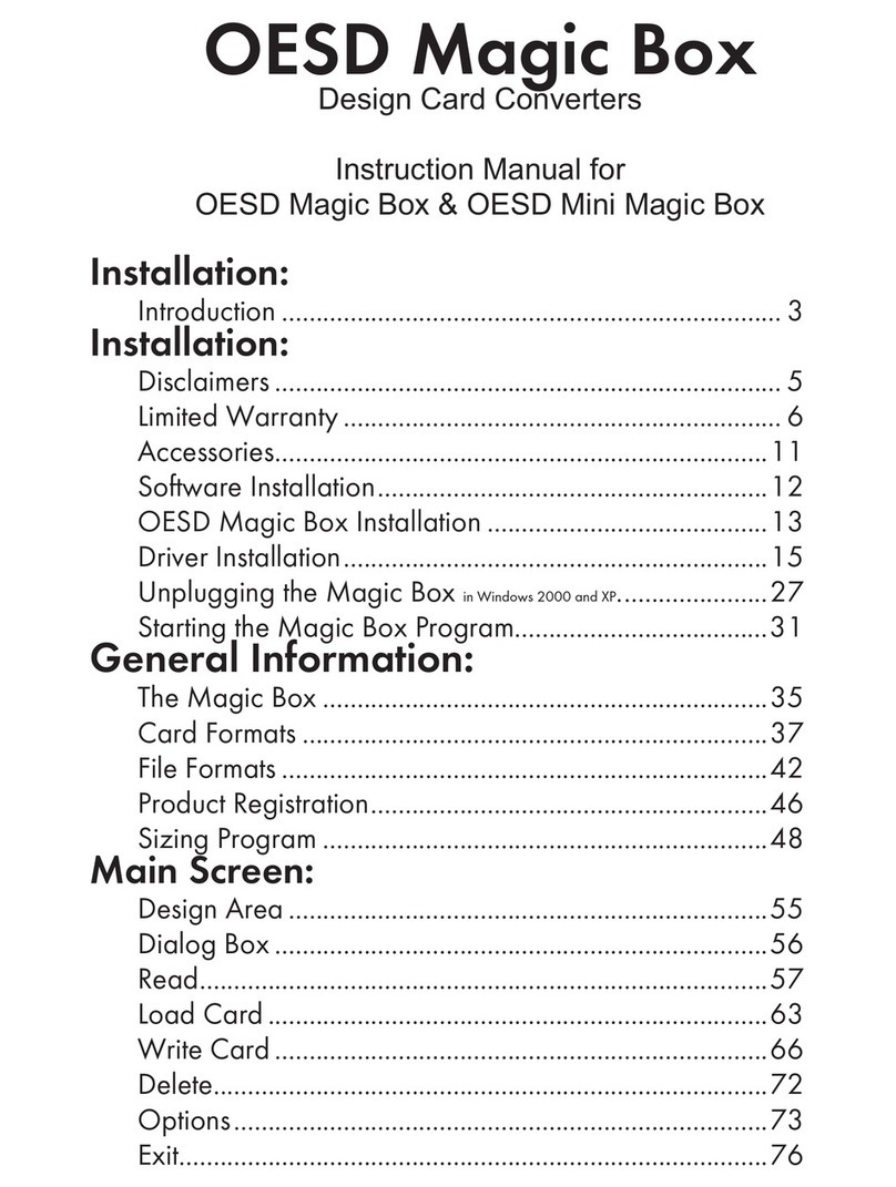 OESD Magic Box User manual
