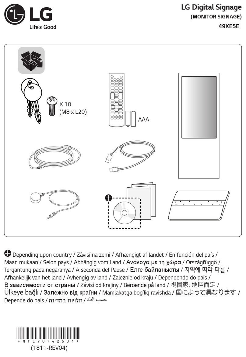 LG 49KE5E User manual