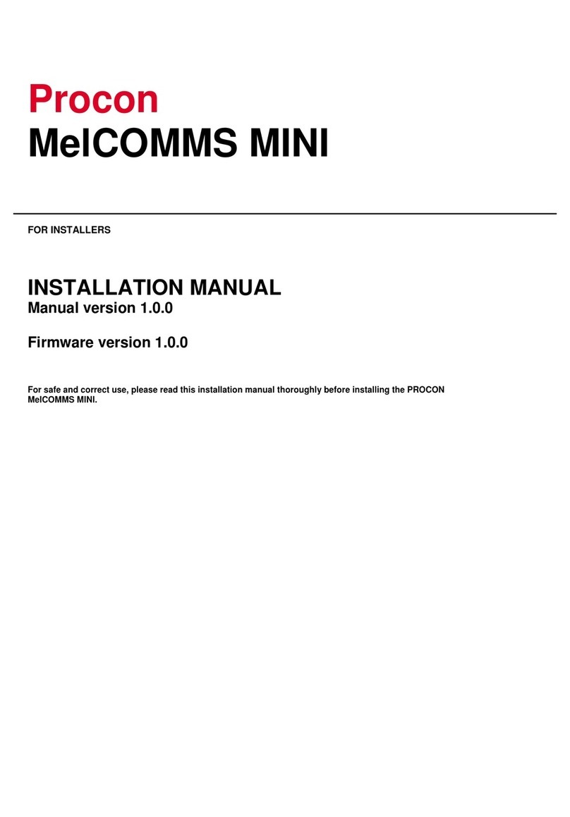 Procon MelCOMMS MINI User manual