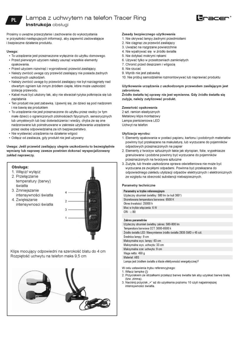 Tracer TRAO SW46827 instruction manual