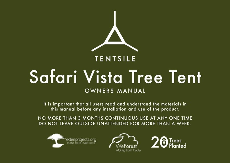 Tentsile Safari Vista Tree Tent User manual