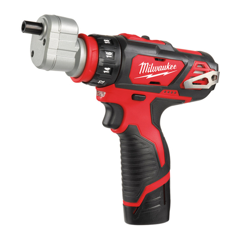 Milwaukee HEAVY DUTY M12 BDDX User manual