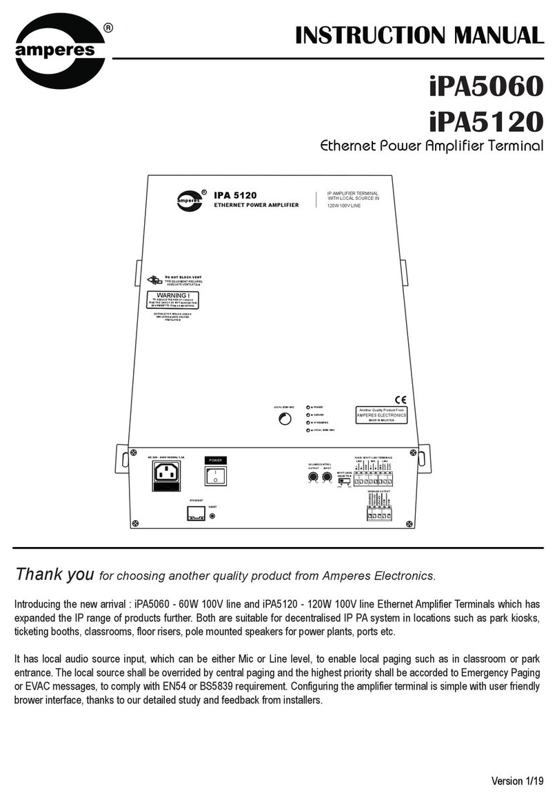 Amperes iPA5060 instruction manual
