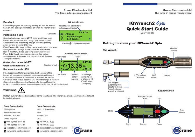 Crane Electronics QWrench2 Opta quick start guide Crane Electronics QWrench2 Opta quick start guide